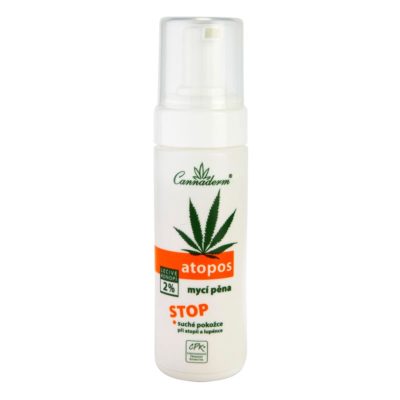Cannaderm Atopos Cleansing foam čisticí pěna 180 ml - parfo.cz