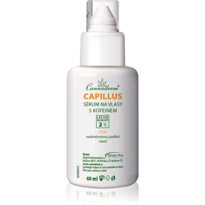 Cannaderm Capillus Kofeinové sérum na vlasy sérum na vlasy s kofeinem 40 ml - parfo.cz
