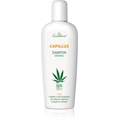 Cannaderm Capillus Seborea Shampoo bylinný šampon pro podrážděnou pokožku hlavy 150 ml - parfo.cz