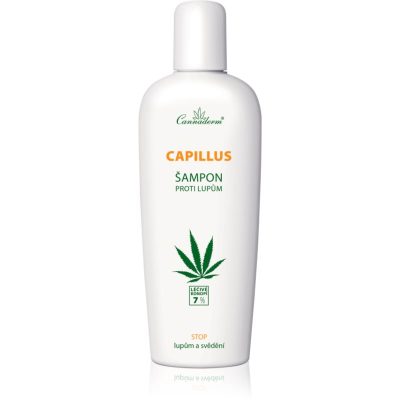 Cannaderm Capillus proti lupům Šampon šampon proti lupům s konopným olejem 150 ml - parfo.cz