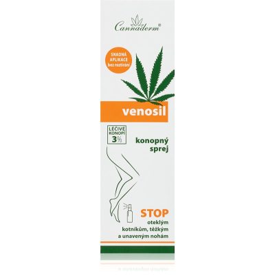 Cannaderm Venosil konopný sprej sprej na nohy s aktivním konopím 150 ml - parfo.cz