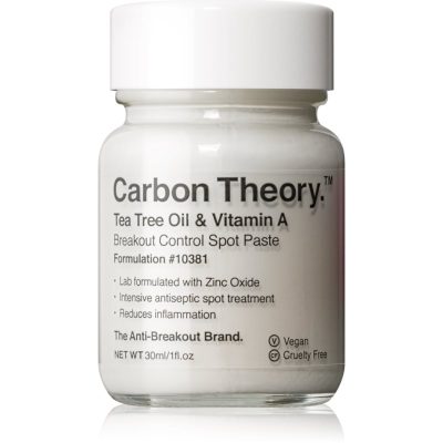 Carbon Theory Tea Tree Oil & Vitamin A lokální péče proti akné 30 ml - parfo.cz