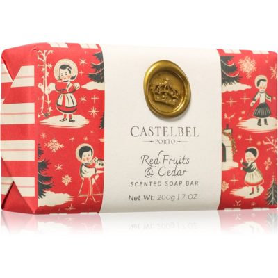 Castelbel Porto Red Fruits & Cedar tuhé mýdlo na ruce 200 g - parfo.cz