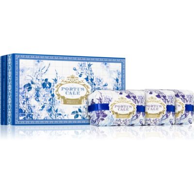Castelbel Portus Cale Gold & Blue tuhé mýdlo dárková sada 3x150 g - parfo.cz