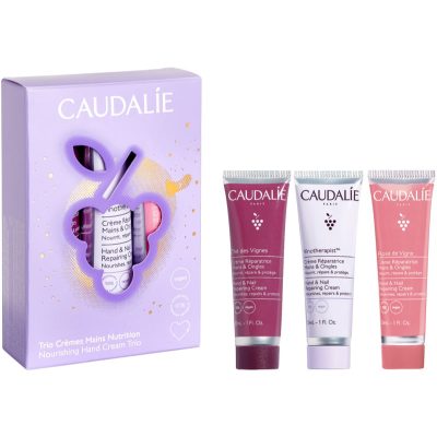 Caudalie Hand Cream Trio Set dárková sada na ruce a nehty 3 ks - parfo.cz