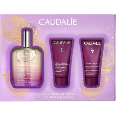 Caudalie The Nourishing Body Essentials Set dárková sada na tělo a vlasy - parfo.cz