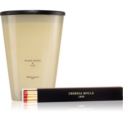 Cereria Mollá Boutique Black Orchid & Lily vonná svíčka 3500 g - parfo.cz
