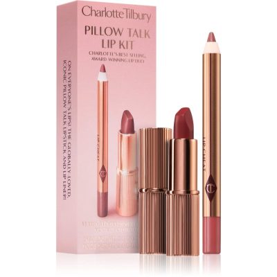 Charlotte Tilbury Pillow Talk Lip Kit rtěnka a konturovací tužka na rty odstín Medium - parfo.cz