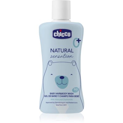 Chicco Natural Sensation Baby šampon a sprchový gel pro děti od narození 0+ 200 ml - parfo.cz