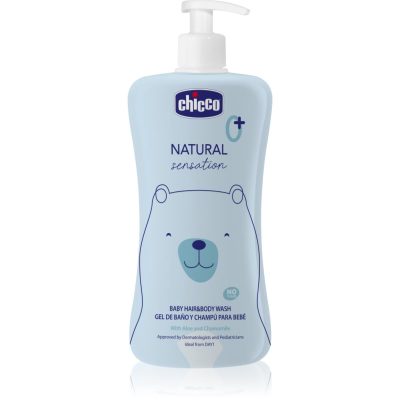 Chicco Natural Sensation Baby šampon a sprchový gel pro děti od narození 0+ 500 ml - parfo.cz