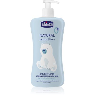 Chicco Natural Sensation Baby tělové mléko pro děti od narození 0+ 500 ml - parfo.cz