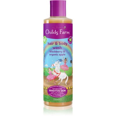 Childs Farm Hair & Body Wash mycí emulze na tělo a vlasy Blackberry & Organic Apple 250 ml - parfo.cz