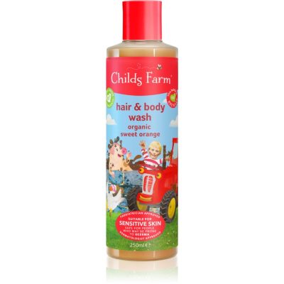 Childs Farm Hair & Body Wash mycí emulze na tělo a vlasy pro děti Sweet Orange 250 ml - parfo.cz