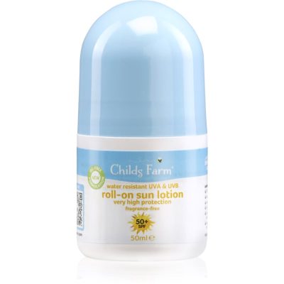 Childs Farm Roll On Sun Lotion opalovací krém roll-on SPF 50+ 50 ml - parfo.cz