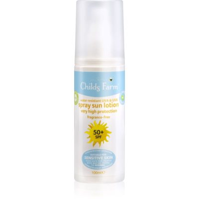 Childs Farm Spray Sun Lotion dětský sprej na opalování SPF 50+ 100 ml - parfo.cz