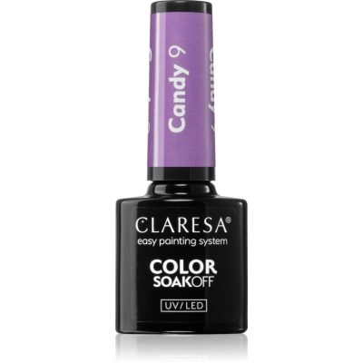 Claresa SoakOff UV/LED Color Candy gelový lak na nehty odstín 9 5 g - parfo.cz