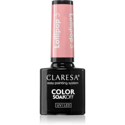 Claresa SoakOff UV/LED Color Lollipop gelový lak na nehty odstín LOLLIPOP 3 5 g - parfo.cz