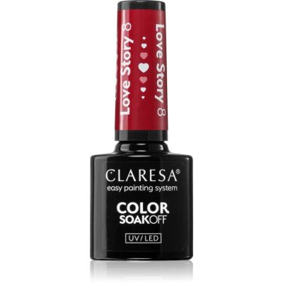 Claresa SoakOff UV/LED Color Love Story gelový lak na nehty odstín 8 5 g - parfo.cz