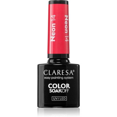 Claresa SoakOff UV/LED Color Neon gelový lak na nehty odstín NEON 14 5 g - parfo.cz