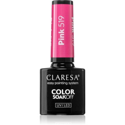 Claresa SoakOff UV/LED Color Sunny Garden gelový lak na nehty odstín Pink 519 5 g - parfo.cz