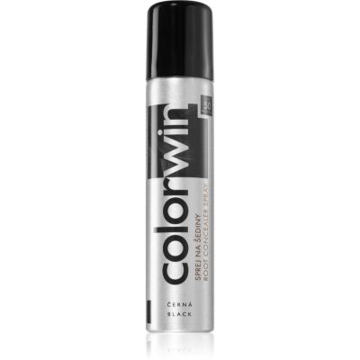 Colorwin Hair sprej pro okamžité zakrytí odrostů odstín Black 75 ml - parfo.cz