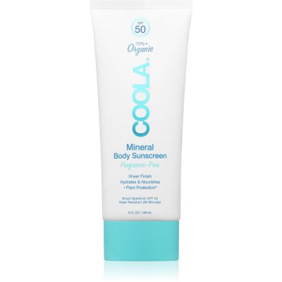 Coola Fragrance Free opalovací krém na tělo SPF 50 148 ml - parfo.cz