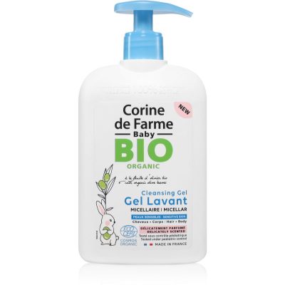 Corine de farme Baby BIO Cleansing Gel micelární gel na tělo a vlasy pro děti 500 ml - parfo.cz