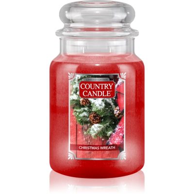 Country Candle Christmas Wreath vonná svíčka 737 g - parfo.cz