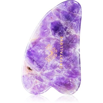 Crystallove Amethyst Gua Sha masážní pomůcka 1 ks - parfo.cz