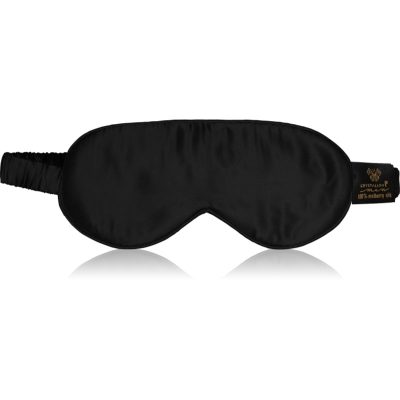 Crystallove Men Silk Eye Mask maska na spaní Black 1 ks - parfo.cz
