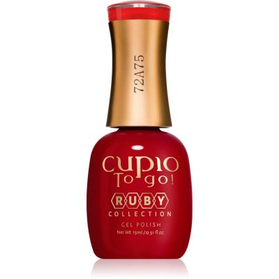 Cupio To Go! Ruby gelový lak na nehty s použitím UV/LED lampy odstín Ferrari 15 ml - parfo.cz