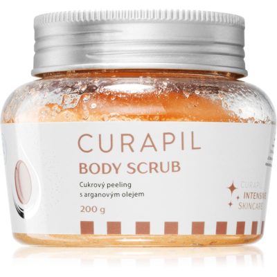 Curapil Body scrub cukrový tělový peeling s arganovým olejem 250 g - parfo.cz