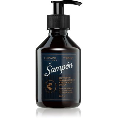 Curapil Men kofeinový šampon pro muže pro podporu růstu vlasů 200 ml - parfo.cz