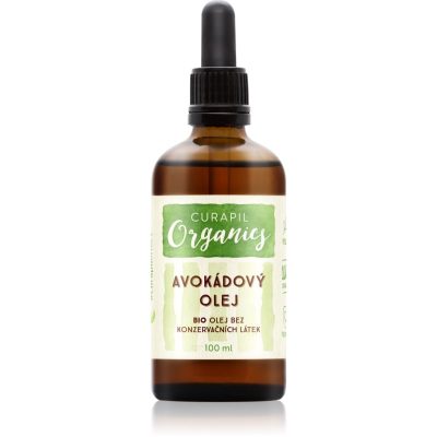Curapil Organics Avokádový olej olej v biokvalitě 100 ml - parfo.cz