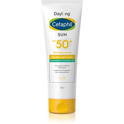 Daylong Cetaphil SUN Sensitive Gel-Creme lehký ochranný gel-krém pro citlivou pokožku SPF 50+ 200 ml - parfo.cz