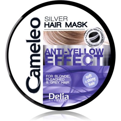 Delia Cosmetics Cameleo Silver maska na vlasy neutralizující žluté tóny 200 ml - parfo.cz