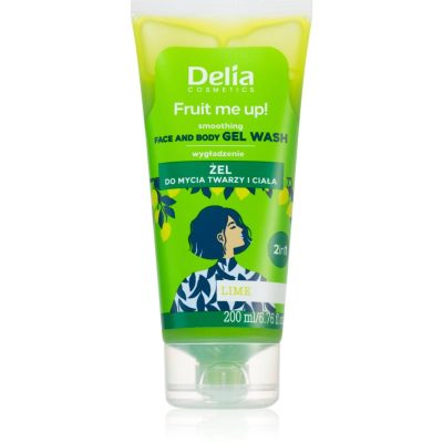 Delia Cosmetics FRUIT ME UP! mycí gel na obličej a tělo Lime 200 ml - parfo.cz