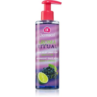 Dermacol Aroma Ritual Grape & Lime antistresové tekuté mýdlo 250 ml - parfo.cz