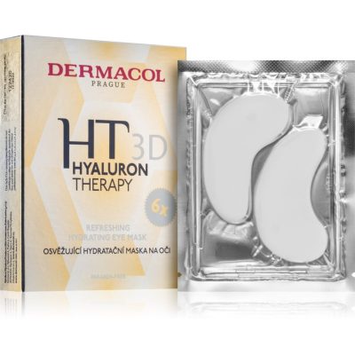 Dermacol Hyaluron Therapy 3D osvěžující hydratační maska na oči 6x6 g - parfo.cz
