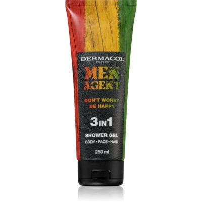 Dermacol Men Agent Don´t Worry Be Happy sprchový gel 3 v 1 250 ml - parfo.cz