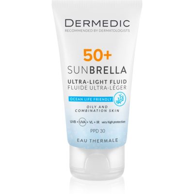 Dermedic Sunbrella emulze na opalování pro mastnou pleť SPF 50+ 40 ml - parfo.cz