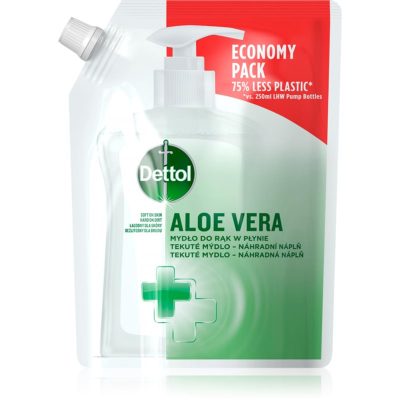Dettol Soft on Skin Aloe Vera tekuté mýdlo náhradní náplň 500 ml - parfo.cz