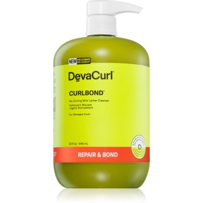 DevaCurl CurlBond™ jemná čisticí pěna pro poškozené vlasy 946 ml - parfo.cz