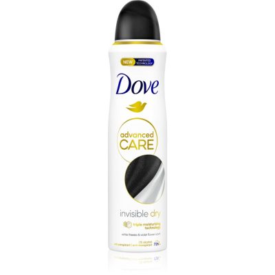 Dove Advanced Care Antiperspirant antiperspirant ve spreji 72h Invisible Dry 150 ml - parfo.cz