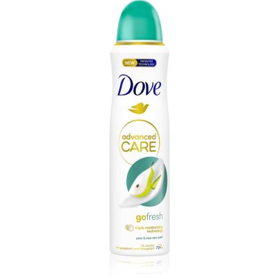 Dove Advanced Care Antiperspirant antiperspirant ve spreji 72h Pear & Aloe 150 ml - parfo.cz
