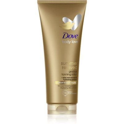 Dove DermaSpa Summer Revived samoopalovací tělové mléko odstín Medium to Dark 200 ml - parfo.cz