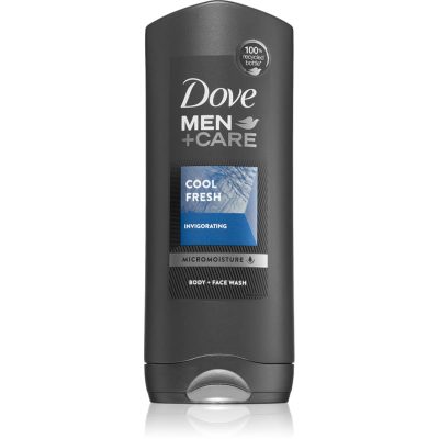 Dove Men+Care Cool Fresh sprchový gel na tělo a obličej 400 ml - parfo.cz