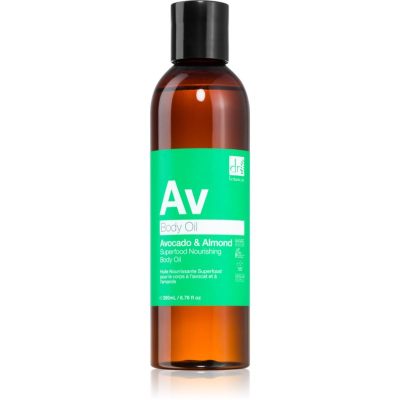 Dr Botanicals Avocado & Almond výživný tělový olej 200 ml - parfo.cz