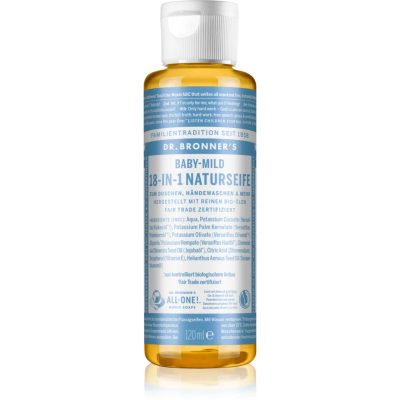 Dr. Bronner’s Baby-Mild tekuté univerzální mýdlo bez parfemace 120 ml - parfo.cz