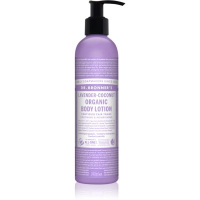 Dr. Bronner’s Lavender & Coconut intenzivně vyživující tělové mléko pro normální a suchou pokožku 240 ml - parfo.cz